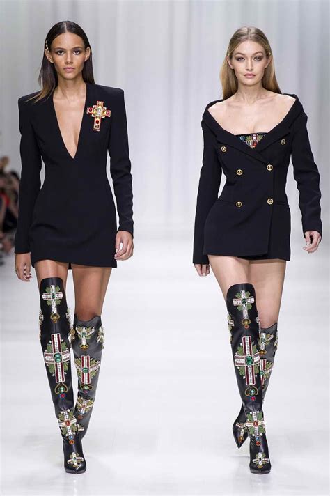 the versace tribute collection spring summer 2018